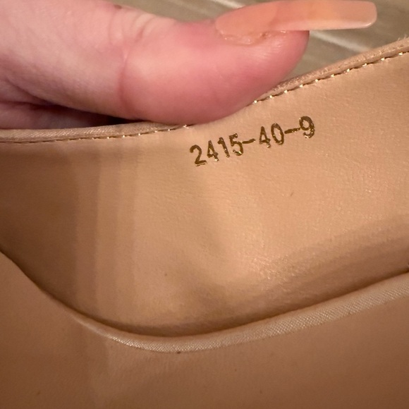 ERIJUNOR Pointy Toe Pumps Mid Heels Wedding  Party Slingback heels with bow 9 - Picture 14 of 16